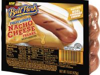 Ball Park Fully Loaded Nacho Cheese Franks provide 7g of protein per serving, with 8 servings per pack. Suggested retail price of $4.99.